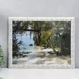 Фоторамка пластиковая 30х40 см 742 паутинка (пластиковый экран)