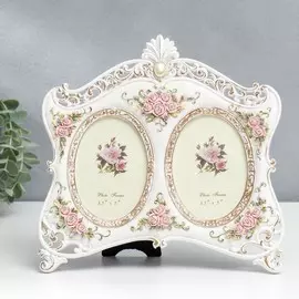 Фоторамка полистоун на 2 фото 10х15 см