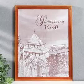 Фоторамка сосна с20 0022 30х40 см (пластиковый экран)