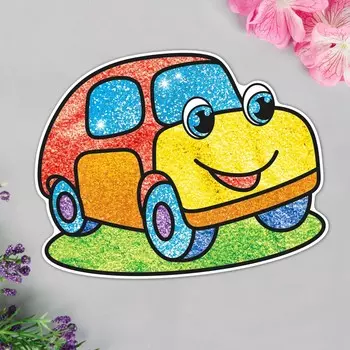 Фреска форменная с блестками