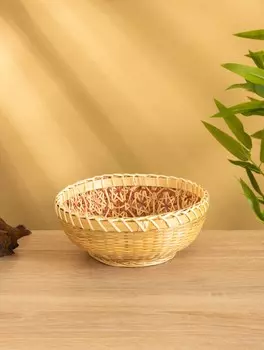 Фруктовница бамбуковая 19 см