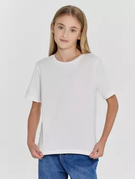 Футболка для девочек в белом цвете