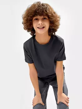 Футболка для мальчиков в сером цвете