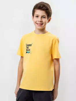 Футболка для мальчиков в светло-оранжевом цвете