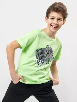 Футболка для мальчиков в зеленом цвете