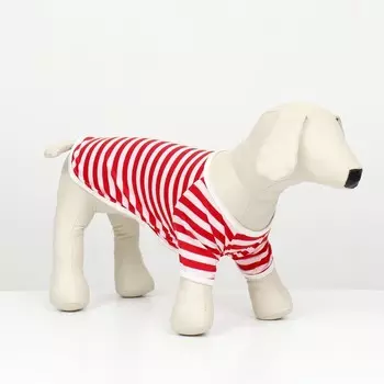 Футболка для животных, m (дс 30, ог 42 см), красная