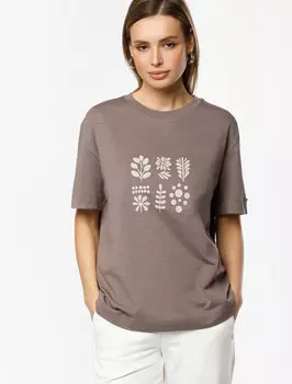 Футболка кофейный