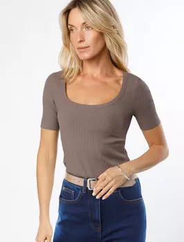 Футболка кофейный