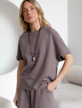 Футболка кофейный