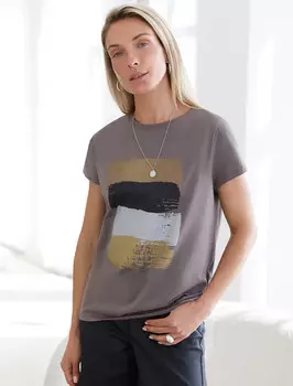 Футболка кофейный