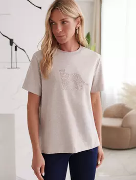 Футболка кофейный