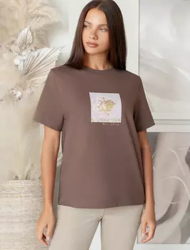 Футболка кофейный