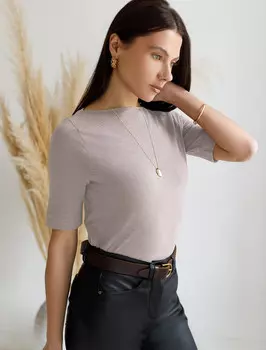 Футболка кофейный