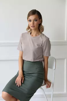 Футболка круглым