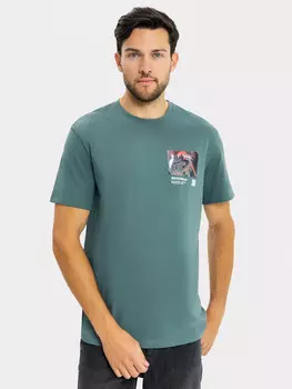 Футболка мужская зеленая из коллекции art u wear (mark formelle & national art museum)