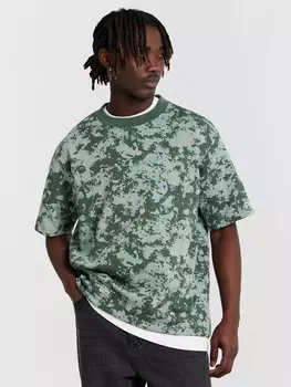 Футболка мужская зеленая милитари