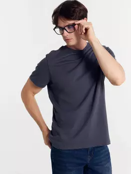 Футболка мужская базовая темно-серая