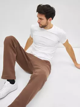 Футболка мужская белая однотонная