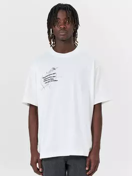 Футболка мужская белая с надписью