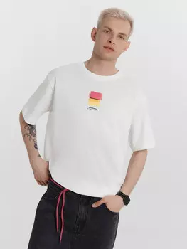 Футболка мужская белая с принтом mark rothko