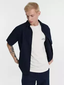 Футболка мужская белая с вышивкой