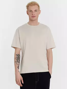 Футболка мужская бежевая