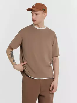 Футболка мужская бежевая