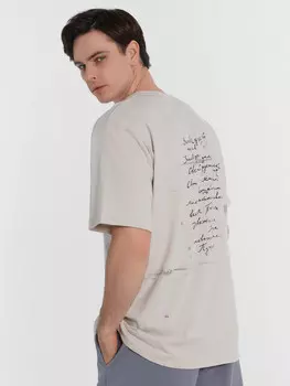 Футболка мужская бежевая из коллекции