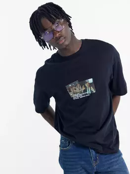 Футболка мужская черная mark formelle x мосфильм