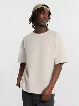 Футболка мужская кремовая