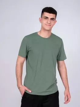 Футболка мужская однотонная