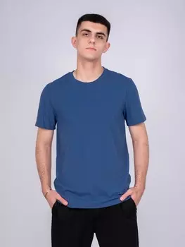 Футболка мужская однотонная
