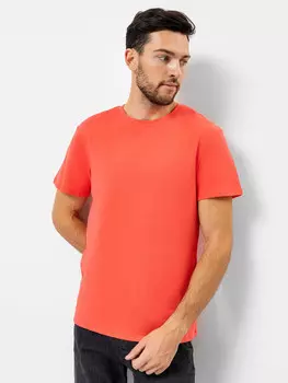 Футболка мужская однотонная розовая