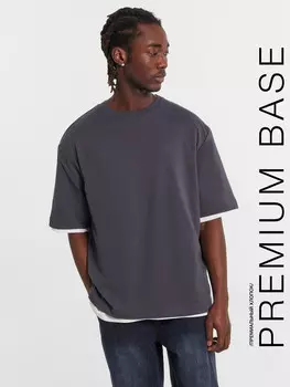 Футболка мужская серая