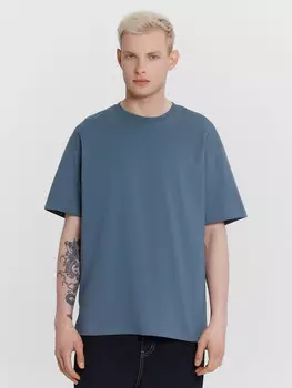 Футболка мужская синяя