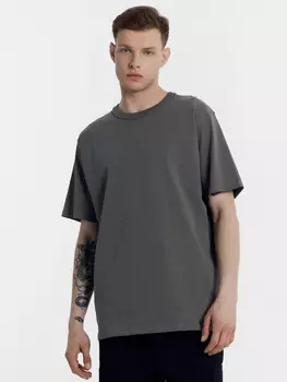 Футболка мужская в сером цвете