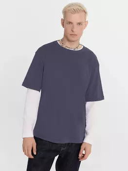 Футболка мужская в сером цвете