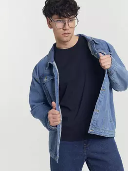 Футболка мужская в синем цвете