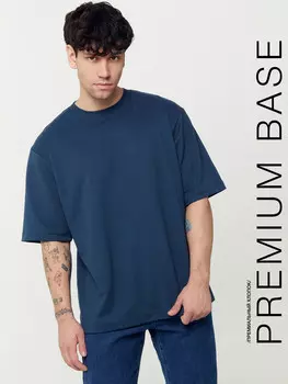 Футболка мужская в синем цвете