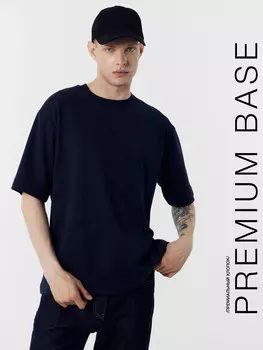 Футболка мужская в синем цвете