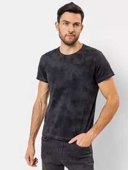 Футболка мужская в темно-сером цвете