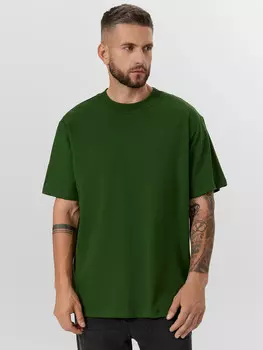 Футболка мужская зеленая