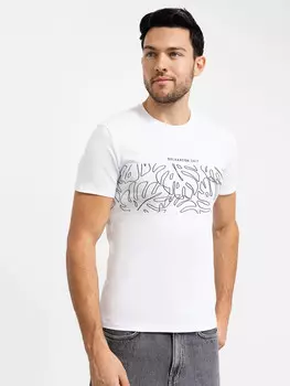 Футболка с лаконичным принтом