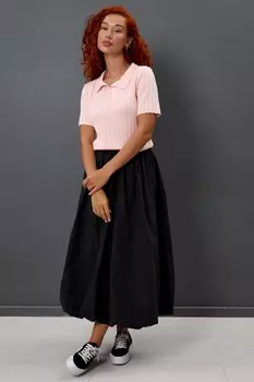 Футболка вязаная поло