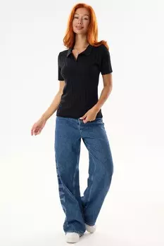 Футболка вязаная поло