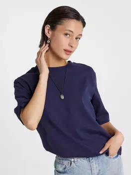 Футболка женская в синем цвете