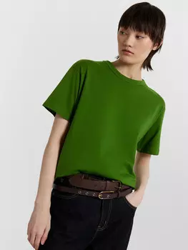 Футболка женская зеленая