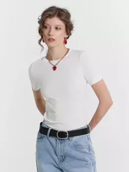 Футболка женская белая