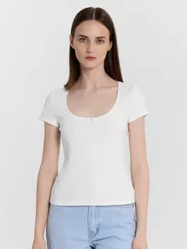 Футболка женская белая