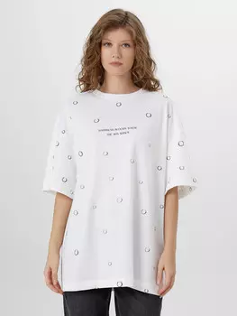 Футболка женская белая с надписью